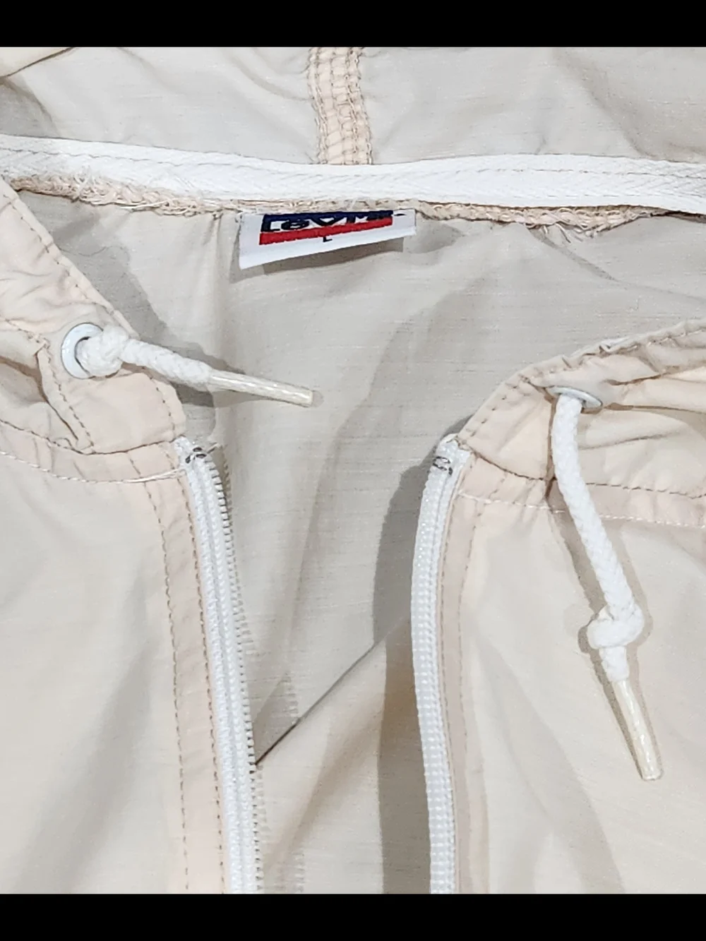VTG LEVIS Light Beige Hooded Pullover Jacket